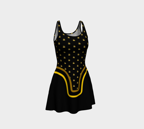 Flare Dress - Kininngua (Golden)